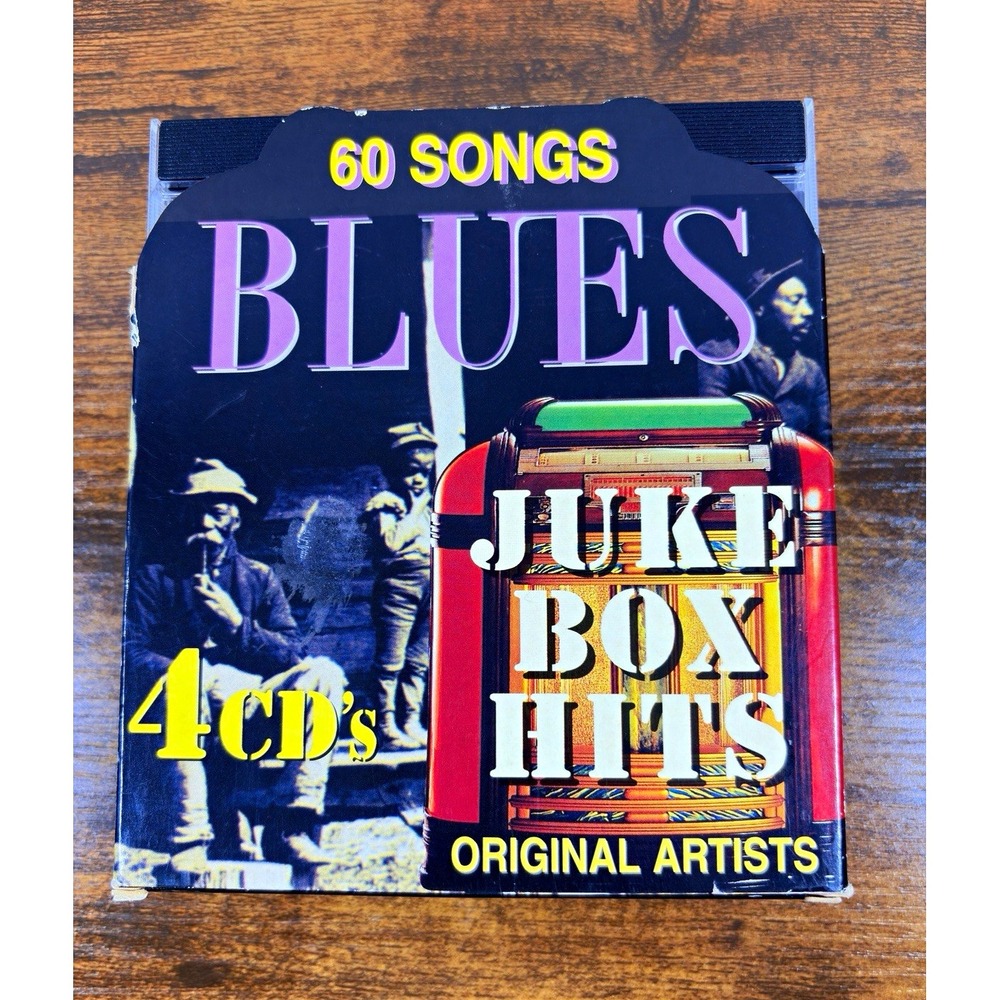 60 Songs Blues Juke Box Hits 4-CD Compilation Box Set (2000 TKO) SRMS - 159